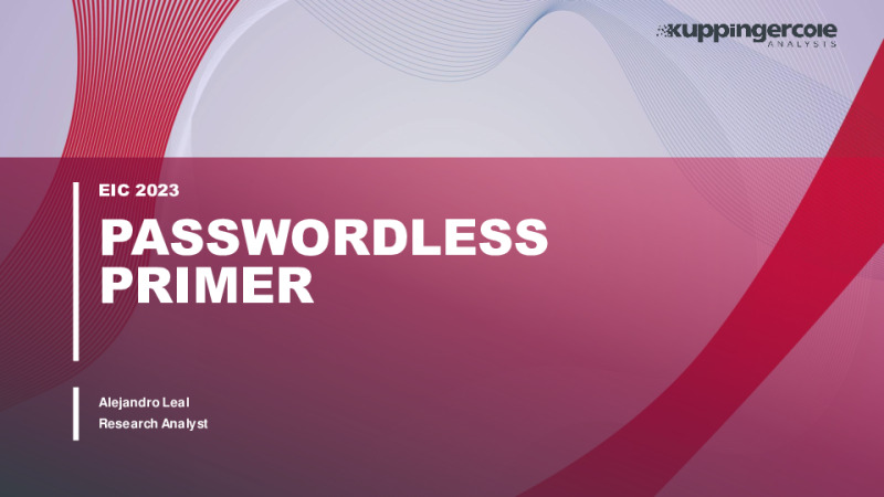 Passwordless Primer