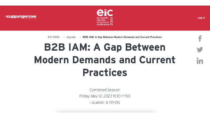 B2B IAM: A Gap Between Modern Demands and Current Practices