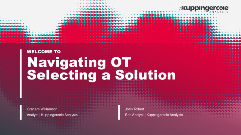 Navigating the OT World – Selecting a Solution to Suit