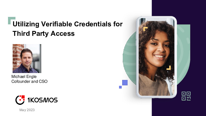 Utilizing Verifiable Credentials for Vendors and Contractor Access