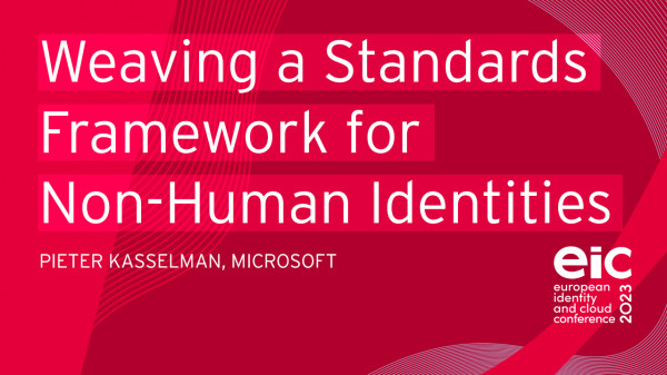 Weaving a Standards Framework for Non-Human Identities