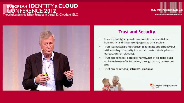 EIC 2012 Keynote: Trust and Complexity in Digital Space