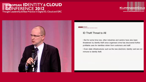 EIC 2012 Keynote: Securing Critical Banking Infrastructures in the Age of Cyber Warfare