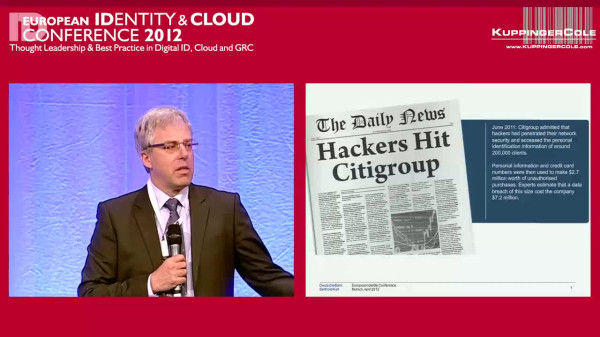 EIC 2012 Keynote: Information Security Governance in Banks: Delivering Actionable Recommendation to Management