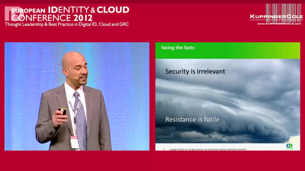 EIC 2012 Keynote: Cloud, Consumerization & Identity: Time to Transform the Security Model