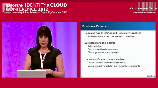 EIC 2012 Session: Access Governance Case Study - Friends Life Realizes Quick Time To Value