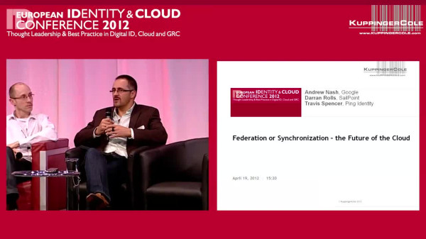 EIC 2012 Session:  Federation or Synchronization &ndash; the Future of the Cloud