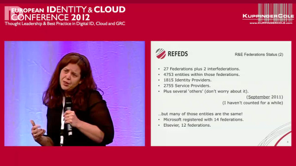 EIC 2012 Session: Exchanging Metadata through Different Federations on a Global Scale