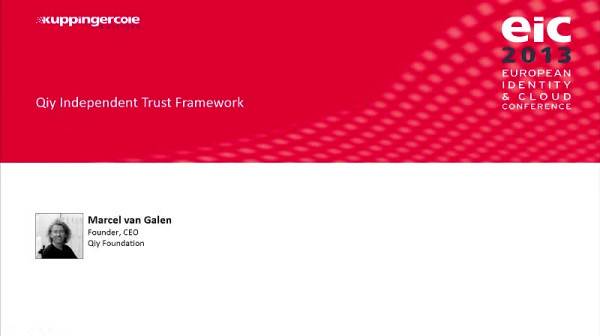 Marcel van Galen - Qiy Independent Trust Framework